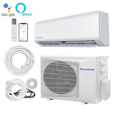 Ramsond 12000 BTU/230 SEER 19 Wi-Fi Mini Split Air Conditioner with Heat Pump Coverage up to 550