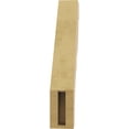 thumbnail image 4 of Ekena Millwork 3"W x 14"D x 18"H Valencia Rough Cedar Woodgrain TimberThane Knee Brace, Primed, 4 of 6
