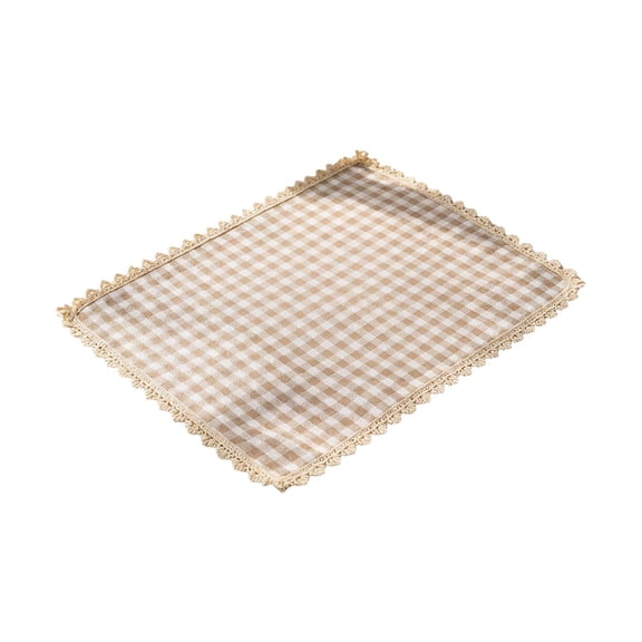 Buffalo Plaid Placemats Table Mat Buffalo Plaid Washable Placemat for Spring Dining Tables Party