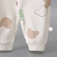 thumbnail image 5 of CAUYDY 3 6 9 12 18 24 Months Baby Girl Going Home Outfit Newborn Clothes Preemie Long Sleeved Sleepers Infant Girls Pajamas Fall Winter Romper Sizes 12-18 Months,Khaki, 5 of 5