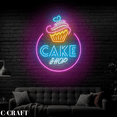 thumbnail image 2 of C-CRAFT Cake Shop Neon Led Light Wall Art for Open Bakery Shop Decor, 2 of 4