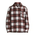 thumbnail image 5 of No Boundaries Men's and Big Men's Button-up Faux Sherpa Jacket, Sizes XS-3XL, 5 of 5
