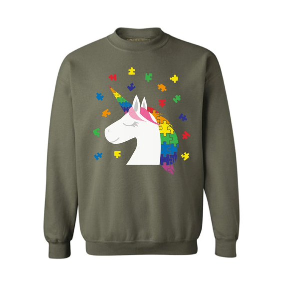 Awkward Styles Cute Unicorn Autism Men Women Sweatshirt Autism Awareness Sweatshirt Autism Sweatshirt Autism Awareness Gifts Autism Gifts Autism Mom Autism Dad Outfit Autism Gifts Autism Family