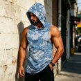 thumbnail image 6 of Camouflage Sleeveless Hoodie For Men, Muscle Fit Pullover Tank with Kangaroo Pocket - Quick-Dry Workout Vest for Gym & Bodybuilding Camouflage XXXL, 6 of 8