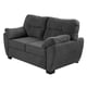 thumbnail image 2 of Sala 3-2 TRINITY Monza 2 Piezas (Sofá, Love Seat) Gris Carbón Para Sala, 2 of 7