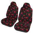 thumbnail image 1 of ZICANCN Car Seat Covers Front Seats Only,Fashion Cherry Print Automotive Seat Covers Protectors for Cars Trucks Suv 2 Pack, 1 of 8