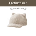 thumbnail image 3 of Kitten Baseball Hat for Girls Women Ear Furry Casual Hat for Sports Gym Mountain Camping Hat Outdoor Activity, 3 of 8