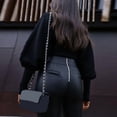 thumbnail image 6 of Fashion Women Casual Solid High-necked Long Sleeve Sweater Blouse Tops Clutch Band Sweatshirt Long Sleeve Sweatshirt Garment Dyed Lightweight Sweaters for Women Old Man Sweater Mens Sweaters for Men, 6 of 6