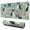 Boston Terrier Floral, variant on Long Mouse Pads for Desk,Kirky Hasky Dalmatian Desk Mats on Top Of Desks, Desk Mouse Pad Extra Large with 3mm Non-Slip Base and Stitched Edge for Gaming,Office,Work,Home 31.5"x11.8"
