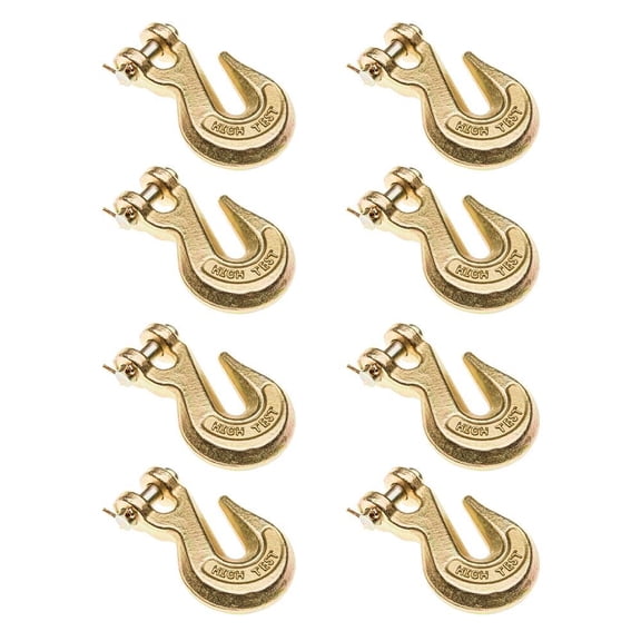 3/8in Chain 6,600 lb. Work Load Clevis Grab Hook - 8 Pack