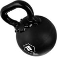 thumbnail image 3 of Champion Sports Rhino Kettlebell Weight, 30 lbs, Rubber, Black - Durable Kettle Bell with Smooth, Ergonomic Handle for Working Out - Free Weights for Exercises - Premium Strength Training Equipment, 3 of 6