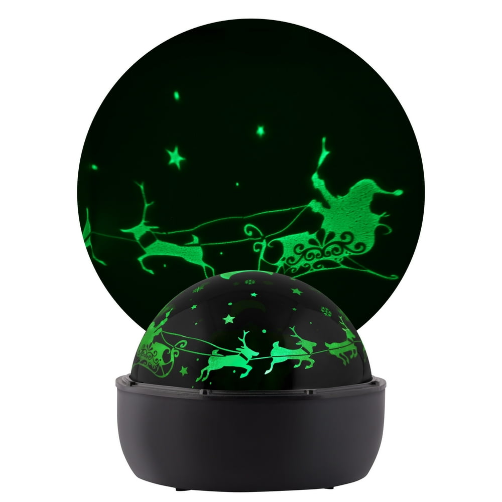 Lightshow Projection Tabletop ShadowLights Santa with Sleigh (Color Morph) by Gemmy Industries