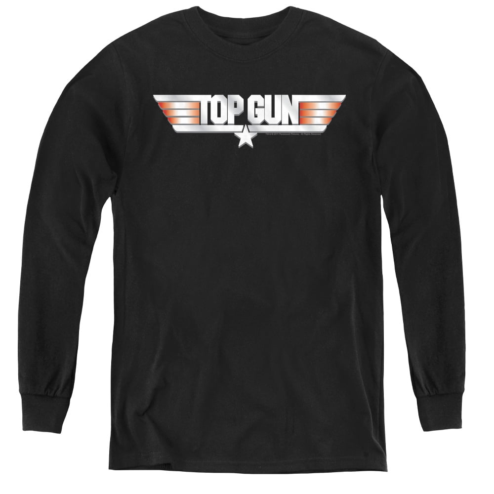 Top Gun Logo Youth Long Sleeve Shirt XLarge