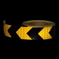 thumbnail image 2 of 2" X 30ft Reflective Safety Hazard Warning Tape Waterproof Yellow Black - High Intensity Reflector Tape for Outdoor Steps, 2 of 4