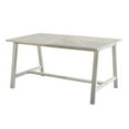 thumbnail image 6 of Manor Park Modern Boho Outdoor Wood Dining Table, White Wash, 6 of 7