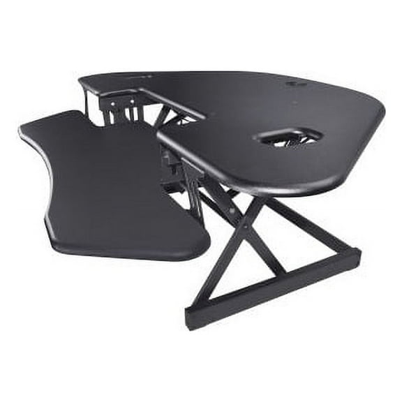Lorell, LLR82014, Corner Desk Riser, 1 Each, Black