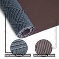 thumbnail image 2 of Fas Home Runner Rugs 3FTX36FT Indoor Outdoor Hallway Runner with Rubber Backing Non-Slip Carpet Washable Area Rugs Custom Sizes for Entryway Kitchen Laundry Room Balcony Patio Grey, 2 of 7