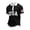 Black, variant on Stylish United States Patriotic Men Short Sleeve Tops Lapel Collar Button Up 250Th Anniversary USA Letter Flag Graphic Casual Shirts For Independence Day Daily Activity Wear Red M