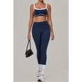 thumbnail image 2 of SKQIT Womens Workout Sets 2 Piece Yoga Outfits Contouring Contrast Stitching Sports Bra High Waist Leggings Gym Sets, 2 of 8