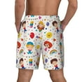 thumbnail image 2 of Rocae Childrens Party for Men's Swim Trunks Quick Dry With Two Side Pockets and One Lined Patch PocketX-Large, 2 of 9