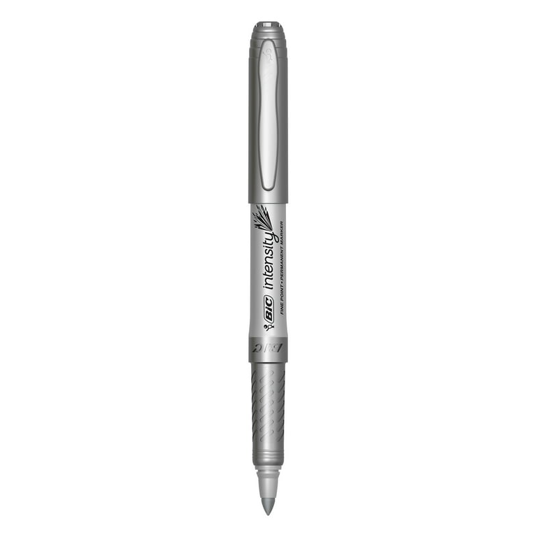  BIC Marking Metallic Permanent Markers, 3ct - 2 Silvers, 1 Gold