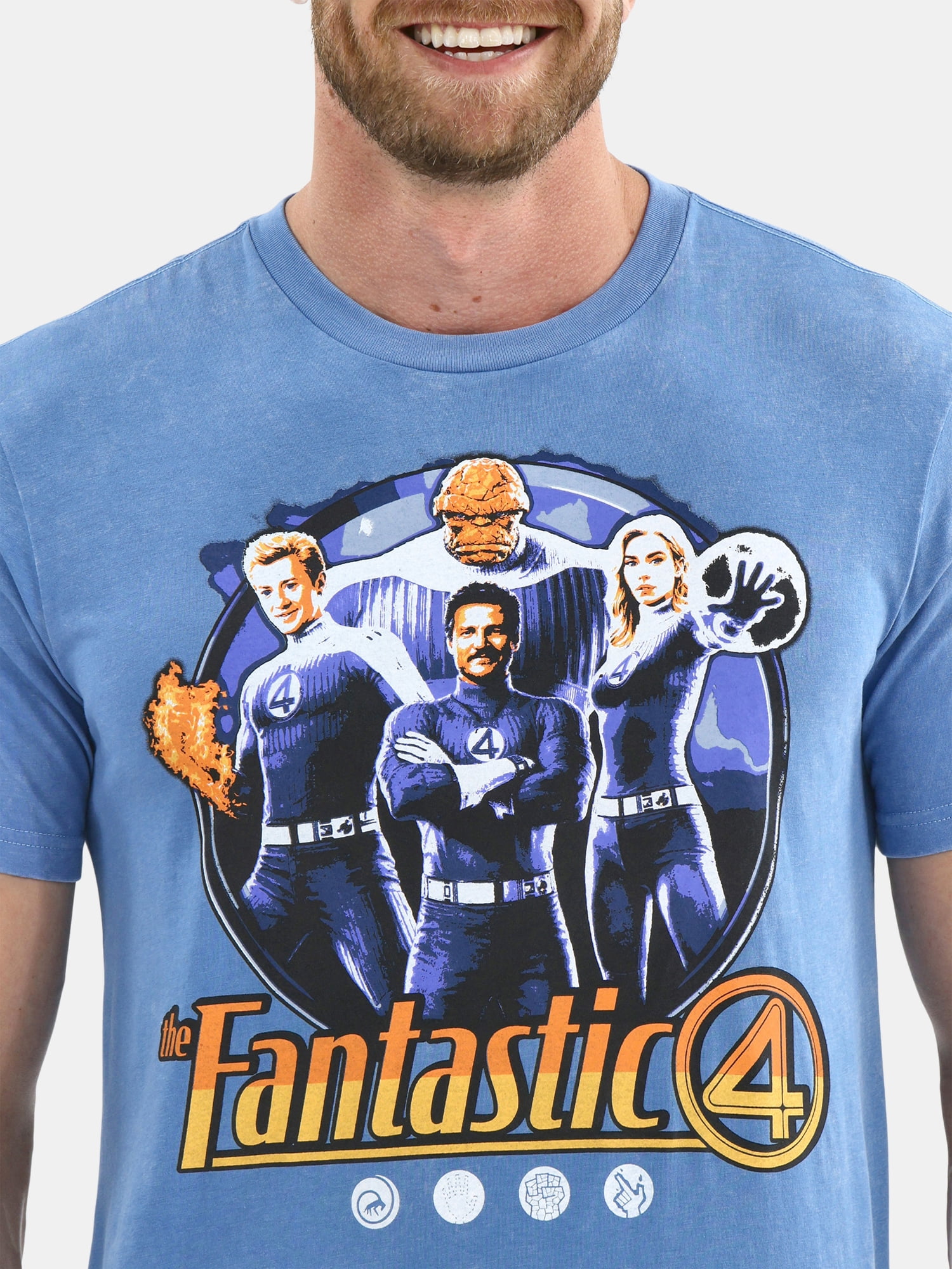 Fantastic Four Men's & Big Men's Graphic T-Shirt, Sizes S-3XL