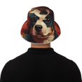 thumbnail image 5 of Bingfone Vintage Colorful Flower French Bulldog Bucket Hat for Men Women,Packable Reversible Printed Sun Hats,Fisherman Outdoor Travel Hiking Beach Caps, 5 of 7