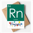 thumbnail image 1 of Chestry Elements Period Table Rare Gas Radon Rn Wedding Cards Congratulations Greeting Envelopes, 1 of 3
