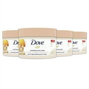 Dove Exfoliant Gentle Body Polish, Oatmeal and Calendula Oil, 10.5 oz (4 pack) (Bundle)