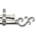 thumbnail image 2 of 13/16 inch Mosey Double Curtain Rod 28-48" - Satin Nickel, 2 of 2