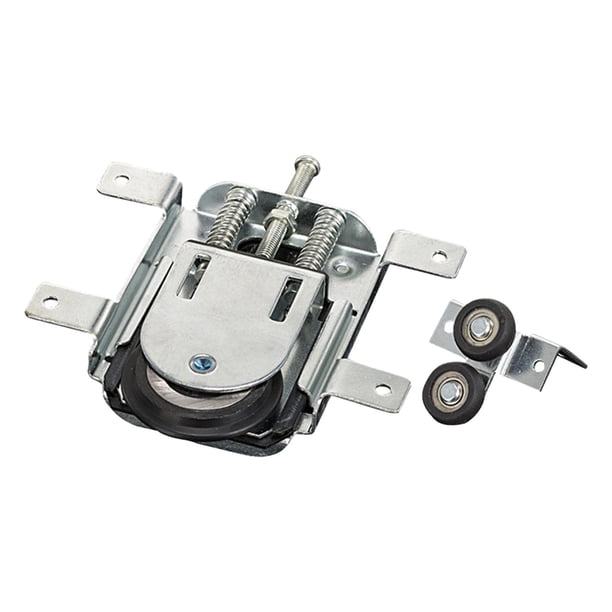 Juego de rodillos para puerta de espejo, herrajes para muebles cóncavos, ruedas ajustables para puertas corredizas, rueda con rodamiento de bolas para con rueda superior B