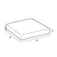 thumbnail image 5 of ARDEN Foam Outdoor Seat Cushions (4-Pack), 19 x 19, Premium High-Density Foam, Never Flattens, Weather-Proof for Outdoor Chairs Bright Moss Green Leala, 5 of 13