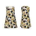 thumbnail image 7 of KLL Snake And Rose Pattern Womens Summer Dresses 2025,Loose Round Neck Sleeveless Sundresses Tank Dresses with Pockets, 7 of 7