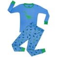 thumbnail image 2 of Leveret "Dinosaur" 2 Piece Pajama 100% Cotton (Size 12M-14 Years), 2 of 6