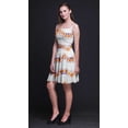 thumbnail image 4 of Bimba Robe Soleil Mini Teinture sur Nœuds pour Femmes à Taille Smockée Imprimée Tenue de Fête d'Été pour les Vacances - Très Petit, 4 of 5