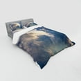 thumbnail image 3 of Ambesonne Nature Bedding Set 3 Pcs, Rain Storm Clouds Sky, Twin, Blue White, 3 of 3