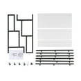 thumbnail image 4 of TFCFL 3 Tier Rustic Plant Stand with Wheels Rolling Plant Shelves Rack Indoor Outdoor Bonsai Holder Home Garden Corner Shelf, 4 of 19