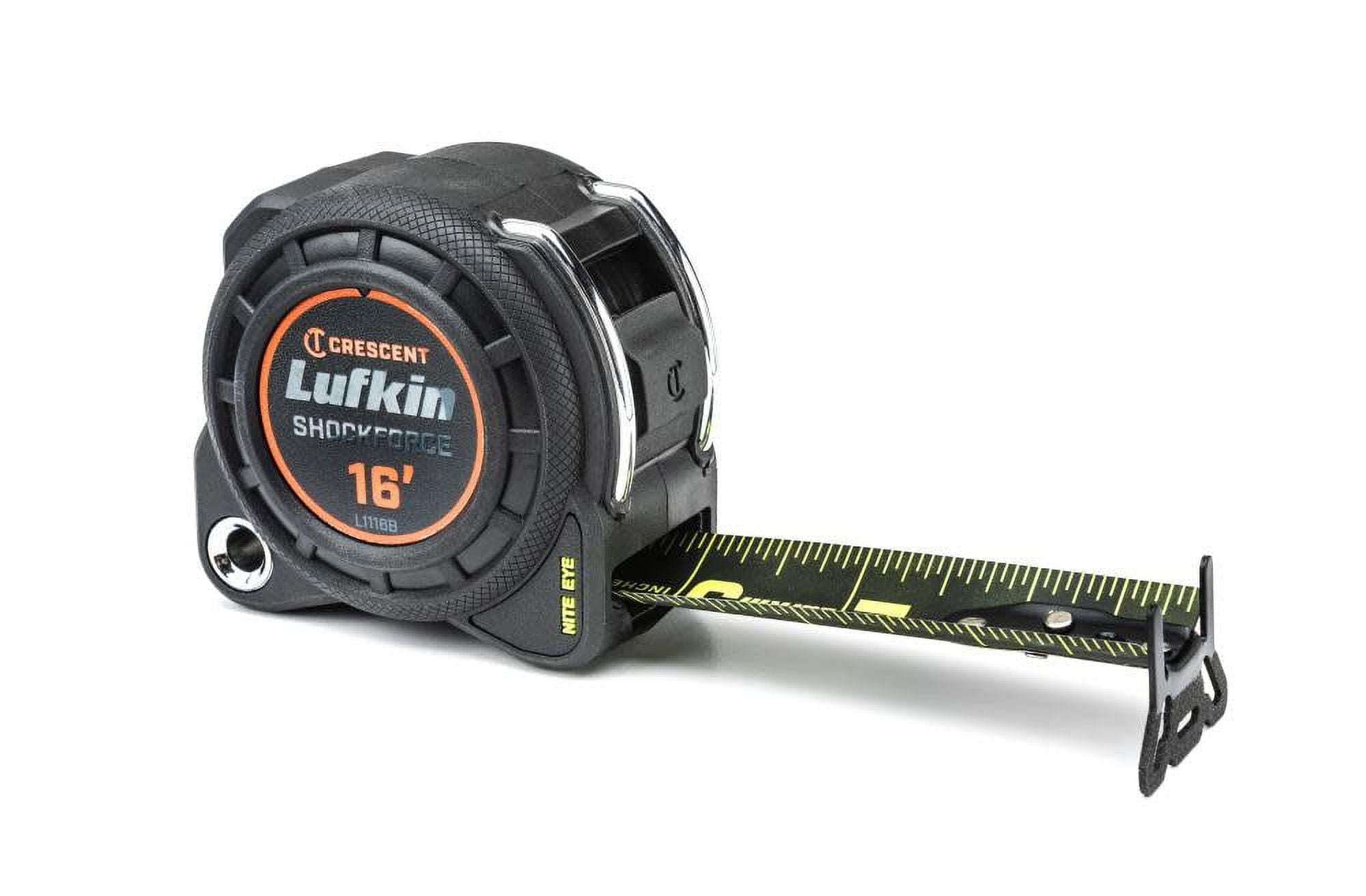 Apex Tool Group 16' Shockforce Dual-Sided Tape Measure, Bk Bld, EA (182-L1116B)