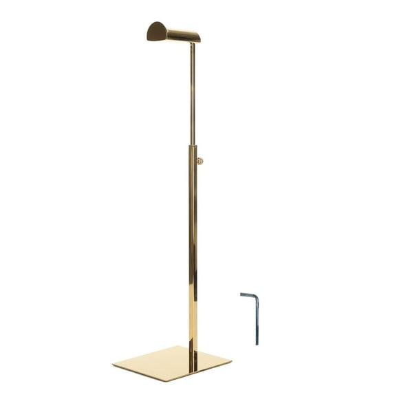 ZOUSSIQI Bags Display Rack Stylish Multifunctional Stainless Steel Handbag Display Holder for Clothing Shops Shopping Malls Mirror Gold JU316-89480