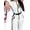 White, variant on Women'S Ski Jumpsuit Waterproof Windproof Fleece Long Sleeve Patchwork Bodysuit White S