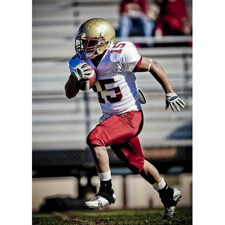 Laminated Poster Powerful Sport Football Running Back Ball Carrier Poster Print 11 x