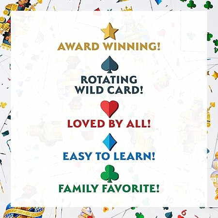 Five Crowns Scorepad 130 Score Sheets Double Sided Points Reference French English Spanish Track 7 Players at Once for Ages 8+