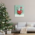 thumbnail image 2 of Merry Christmas Warm Cocoa Holiday Graphic Art Gallery Wrapped Canvas Print Wall Art, 2 of 7