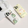 thumbnail image 5 of 2pcs Cute Cartoon Designed Cases,Animal Air cushion TPU Phone Cover Compatible with iphone14, 5 of 5