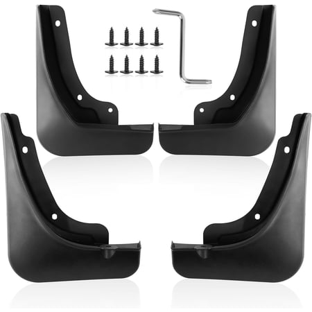 4pcs Mud Flaps Front & Rear Splash Guard Fender Mud Guard NQ5 Exterior Accessories No Drilling Required Compatible with 2023 2024 Kia Sportage