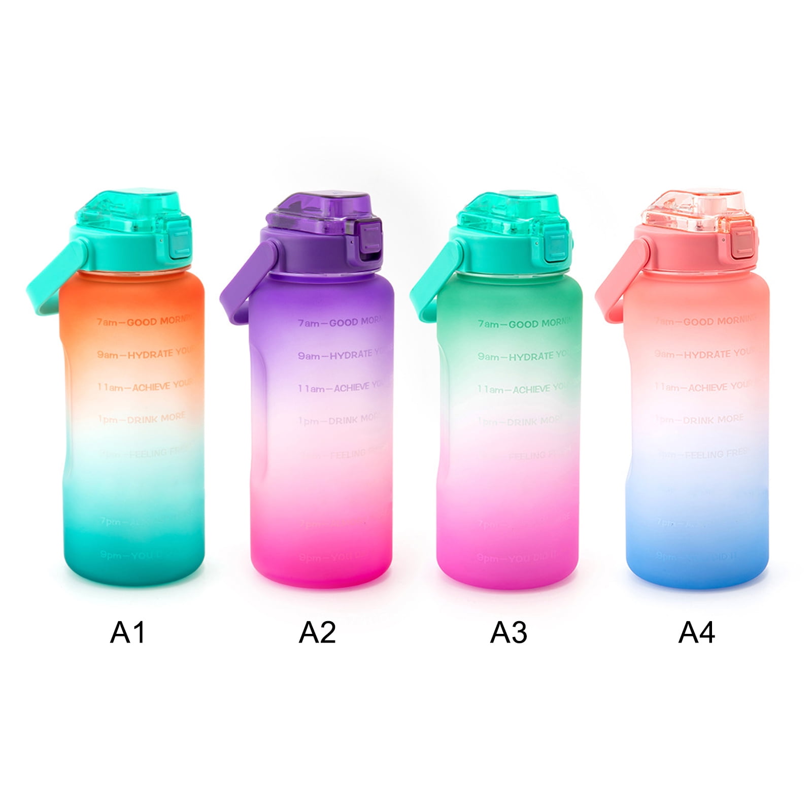 Factory Wholesale Sports Bottle with Bomb Cover Gradient Color