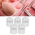thumbnail image 3 of Contenedor De Esponja De Belleza, Cubierta Superior Transparente, Soporte De Esponja De Maquillaje Portátil , Doble Capa, Multifuncional Con Soporte Hueco Y Aireado Para, 3 of 7