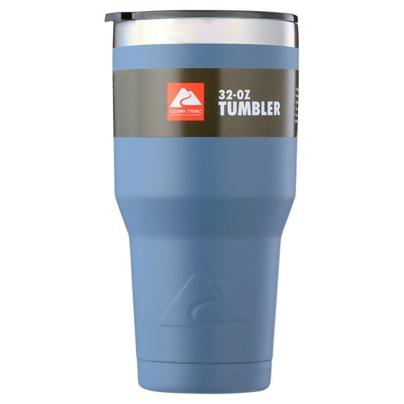 Ozark Trail 32 oz Insulated Stainless Steel Tumbler, Indigo Blue