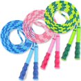 thumbnail image 1 of Cuerda de saltar ZHAOCHENG ajustable para niños y adultos verde azul rosa, 1 of 5