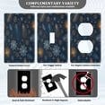 thumbnail image 3 of Light Switch Cover Switch Plate Outlet Cover Plug Cover for Electrical Duplex Outlets Golden Pine Needles, 3 of 6